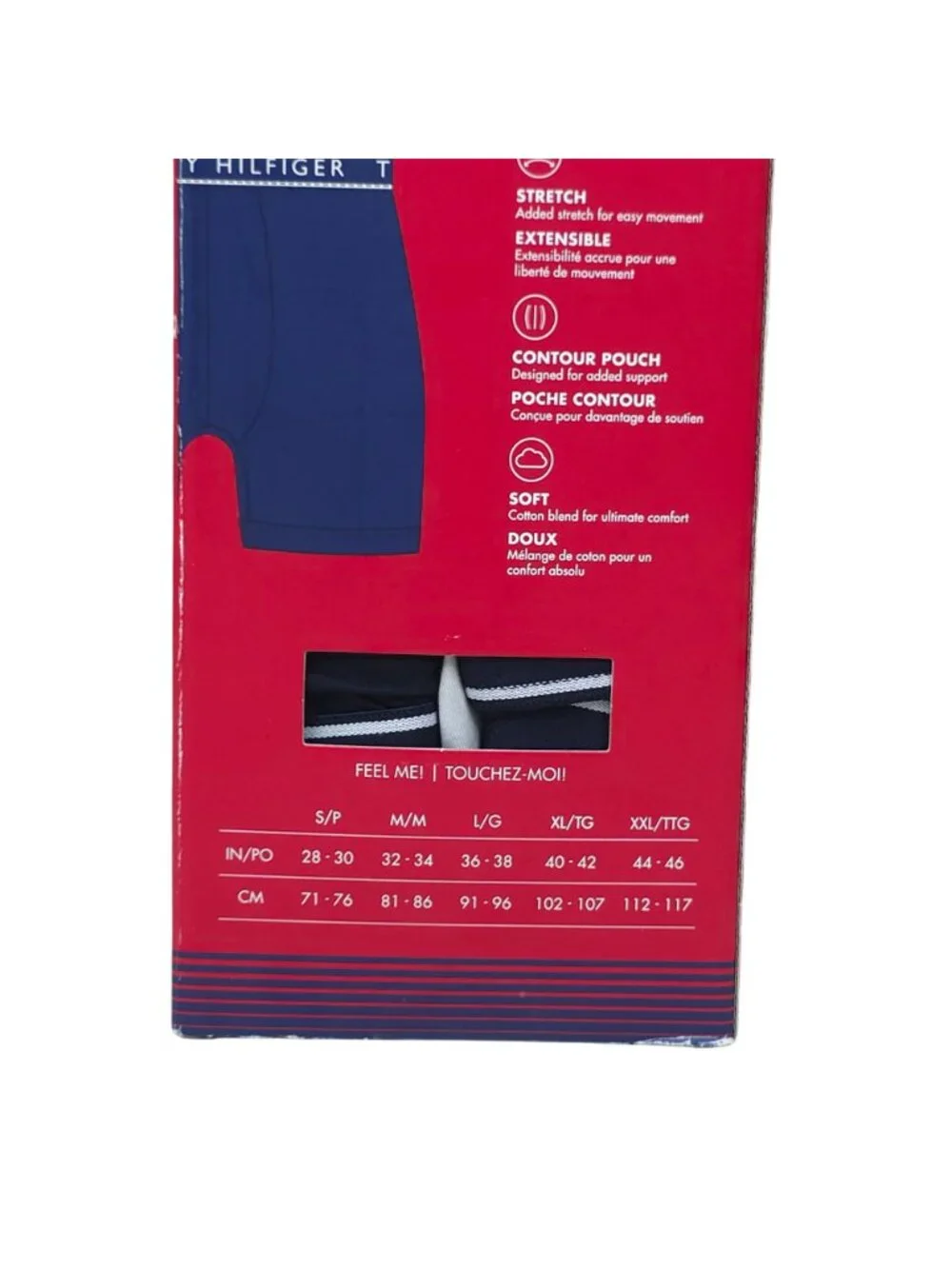 Tommy Hilfiger Mens 4-Pack Cotton Stretch Boxer Briefs Medium Assorted Colors